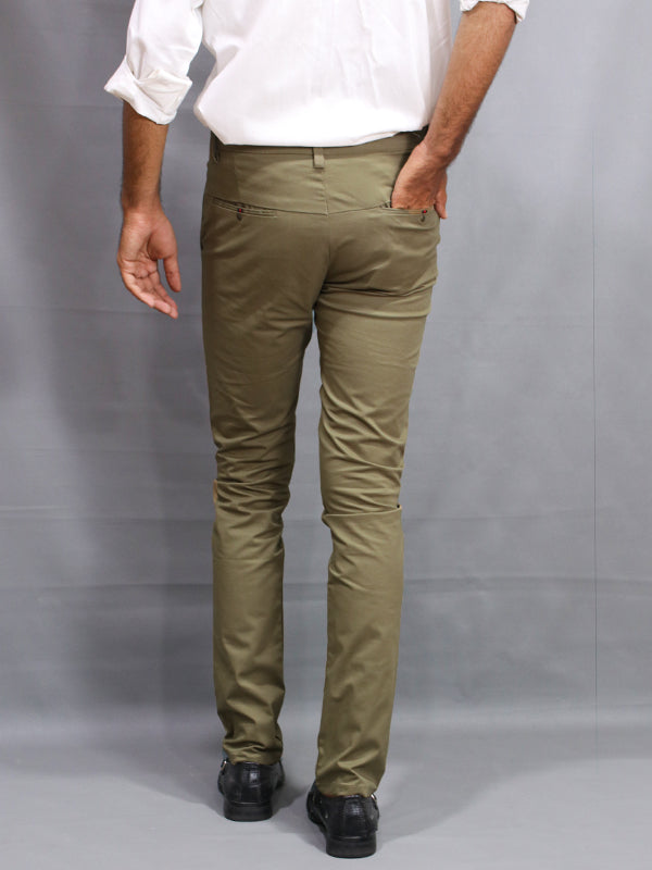 Brown Cotton Chino Pant For Men MCP05