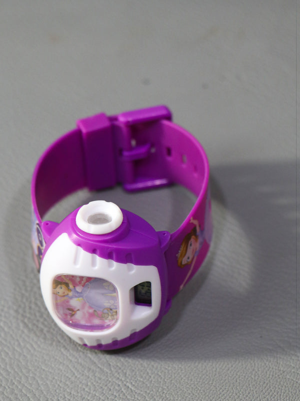 Purple Sofia Wrist Watch For Girls KWW24