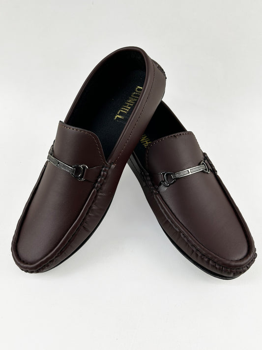 Dark Brown Loafers for Men BS ML51