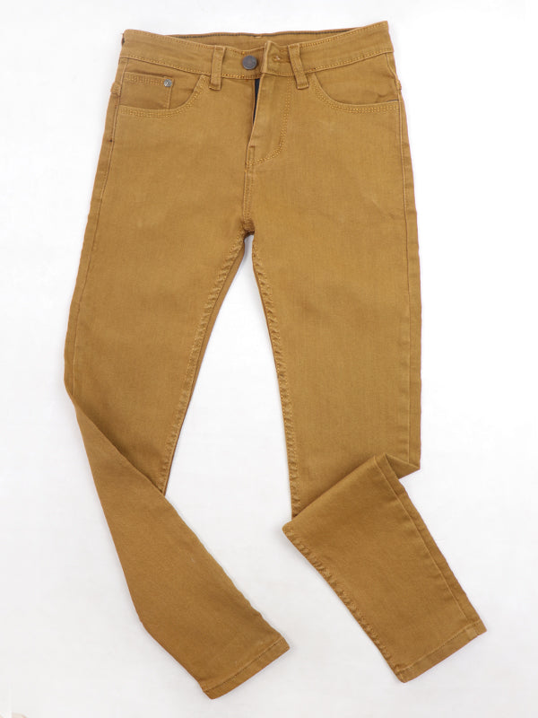 Boys Satan Denim Jeans 5Yrs - 16Yrs Camel