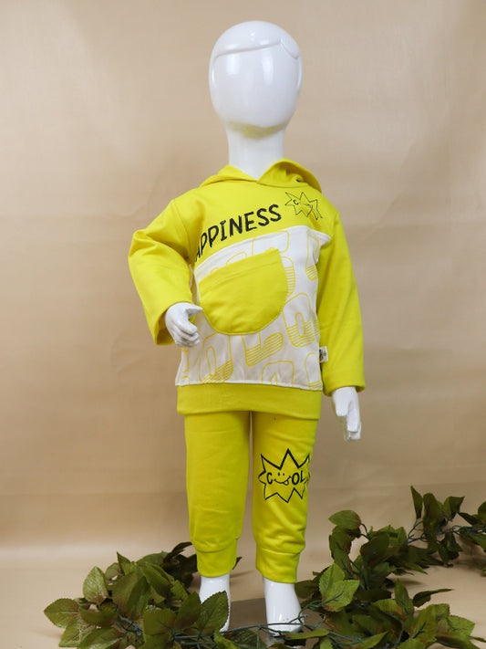 BS13 SK Hooded Kids Suit 1Yr - 4Yrs Happiness Yellow