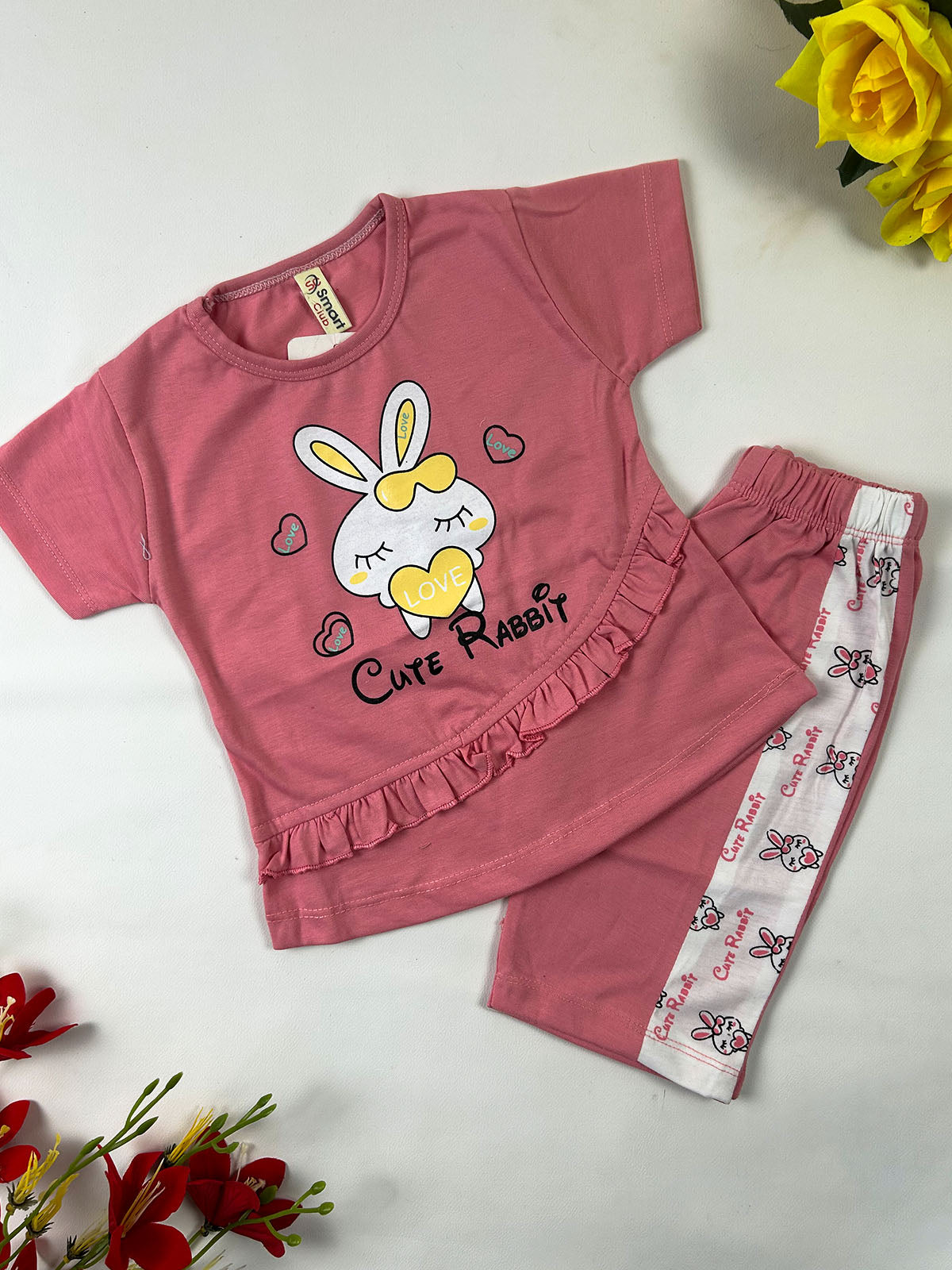 1Yr - 4Yrs Pink Suit For Girls GS575
