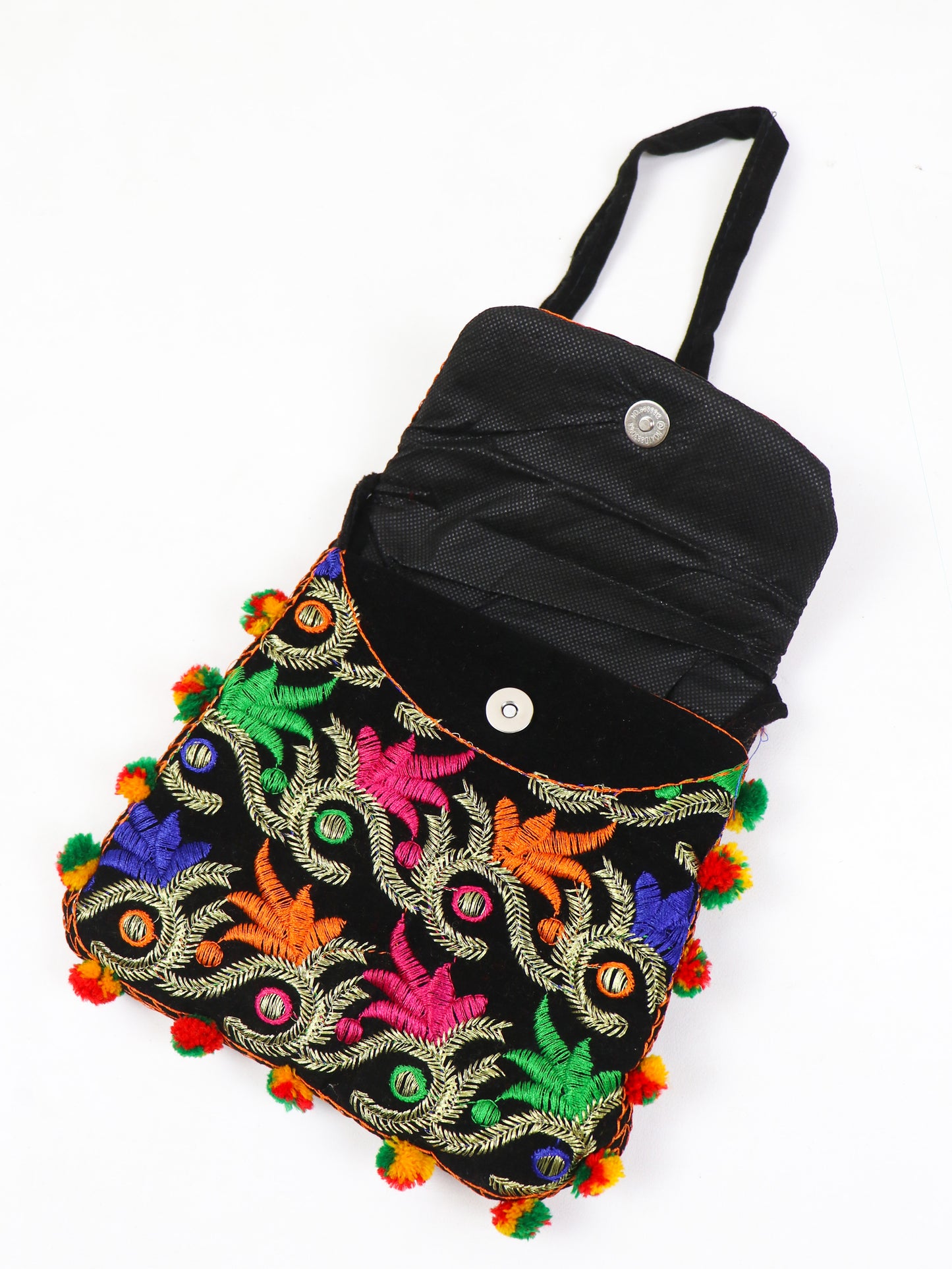 Women's Traditional Mini Handbag Flowers 01 - Multicolor