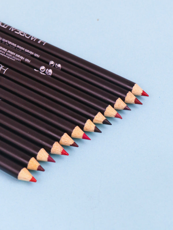 Pack Of 12 Huda Beauty Eye & Lip Pencil Outliner