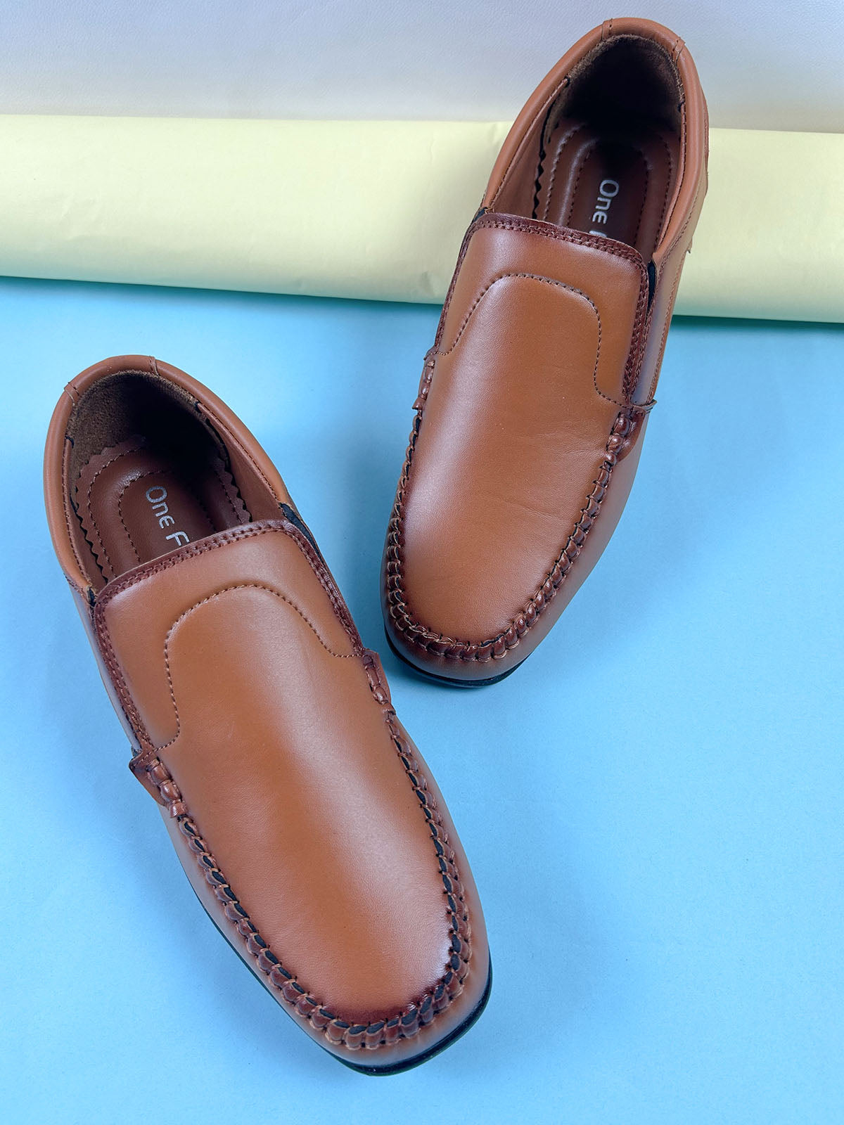 Light Brown Formal Shoes For Men MS164