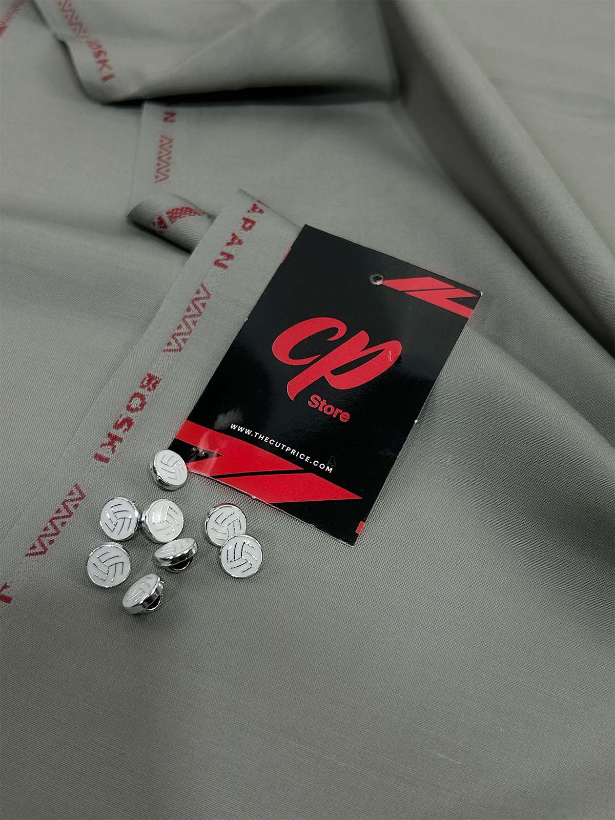 Grey Unstitched Kameez Shalwar For Men MUF165