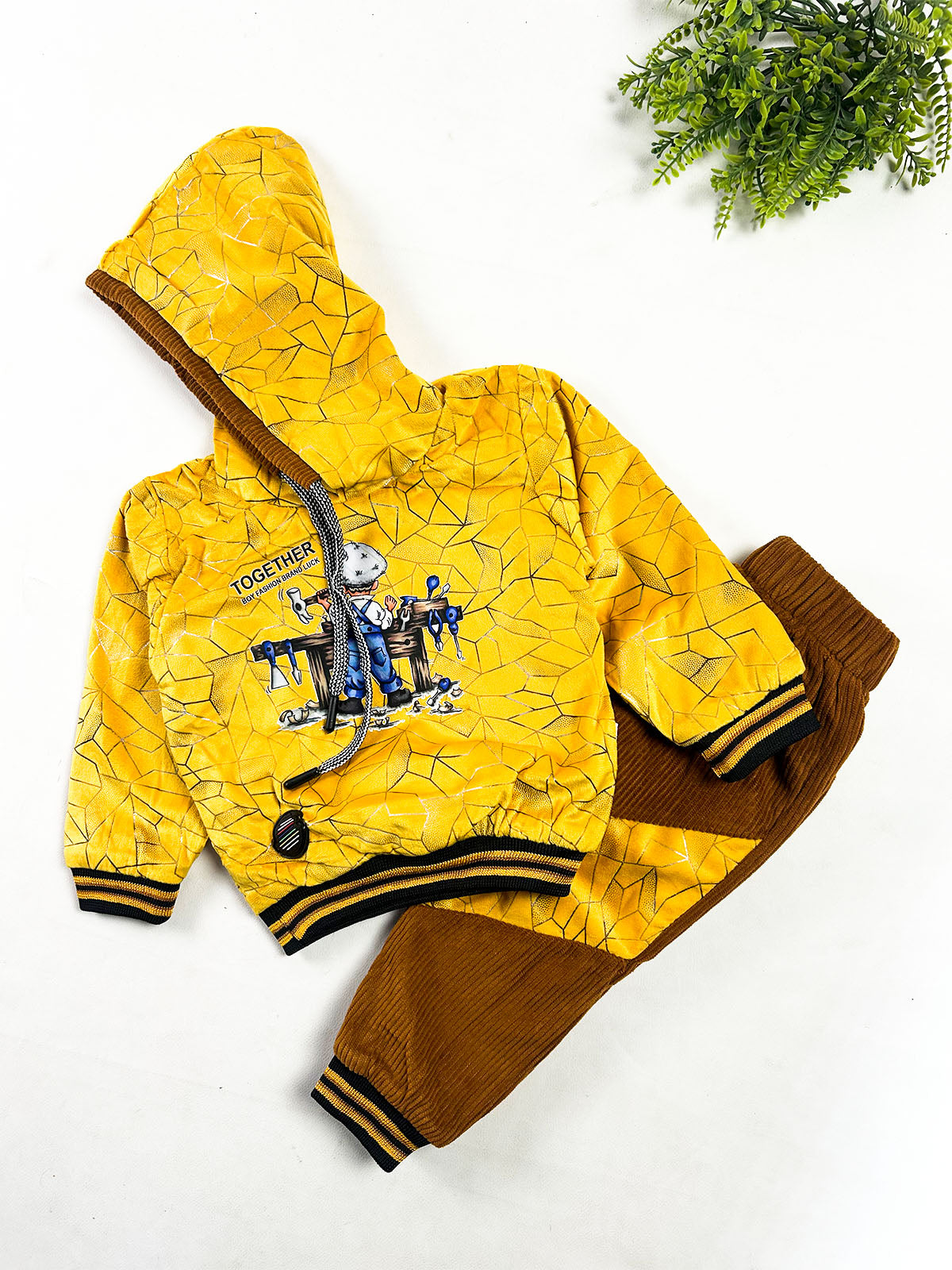 2Yrs - 5Yrs Yellow Suit For Kids BS867