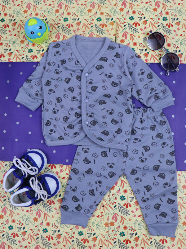 0Mth - 9Mth Friend Grey Baba Suit For Newborns BG NBS70