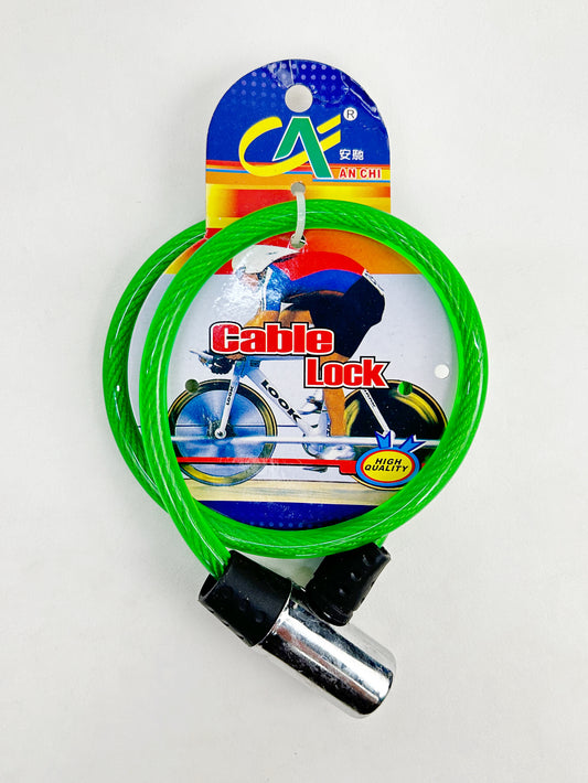 Multicolor Cable Wire Lock for Bikes HT16