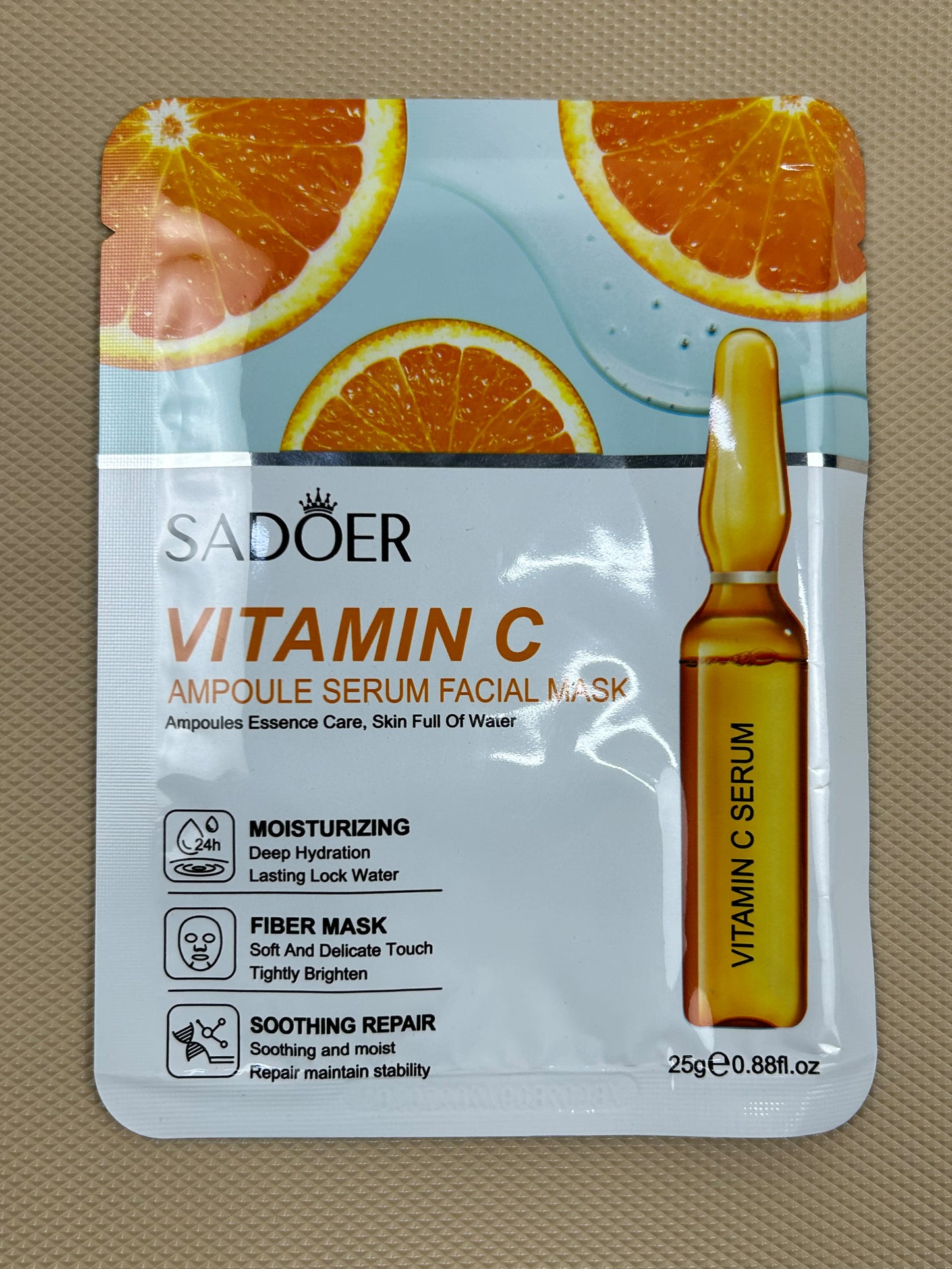 Vitamin C Ampoule Serum Facial Mask