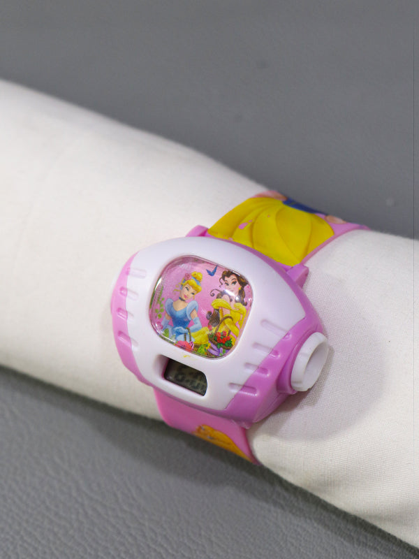 Pink Princess Wrist Watch For Girls KWW23