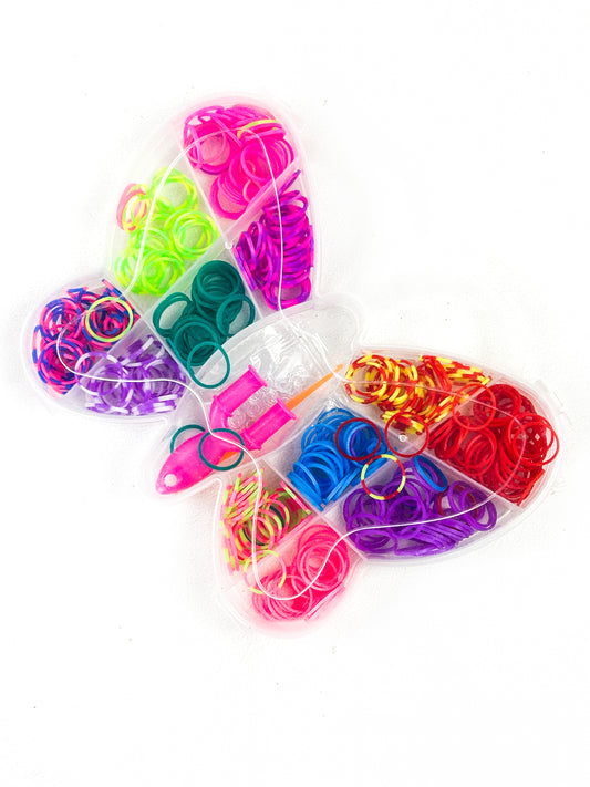 Butterfly Shape Color Band Box For Girls GHB29