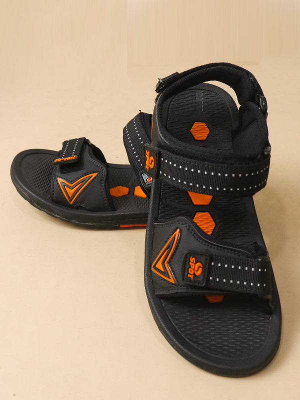 Black Casual Sandal For Mens SC MK36