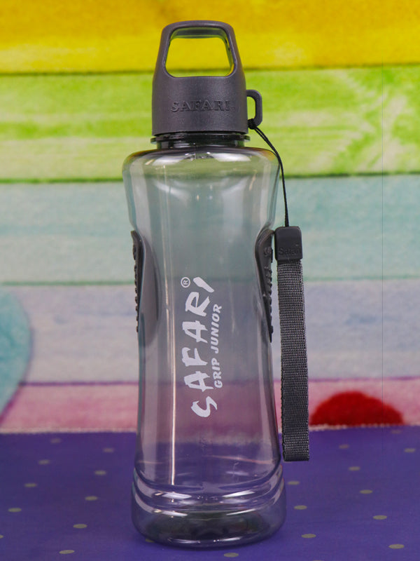 WTB16 Safari Dark Grey Plastic Transparent Water Bottle - 550ML