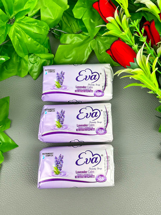 Pack of 3 Eva Lavender Calm Beauty Soap