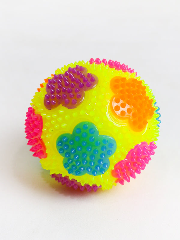 B02 Flashing Spiky Ball  Neon