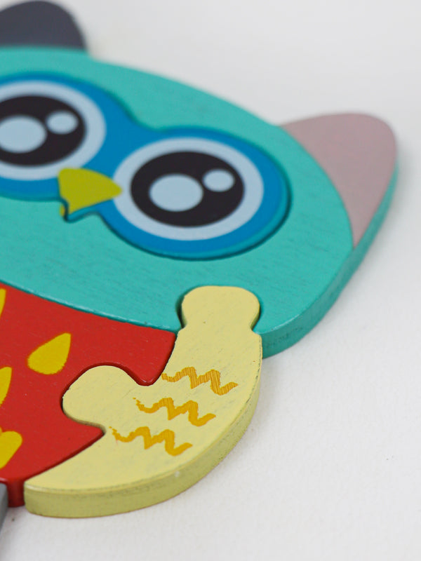 Wooden Owl Decorative Art Jigsaw Puzzle for Kids