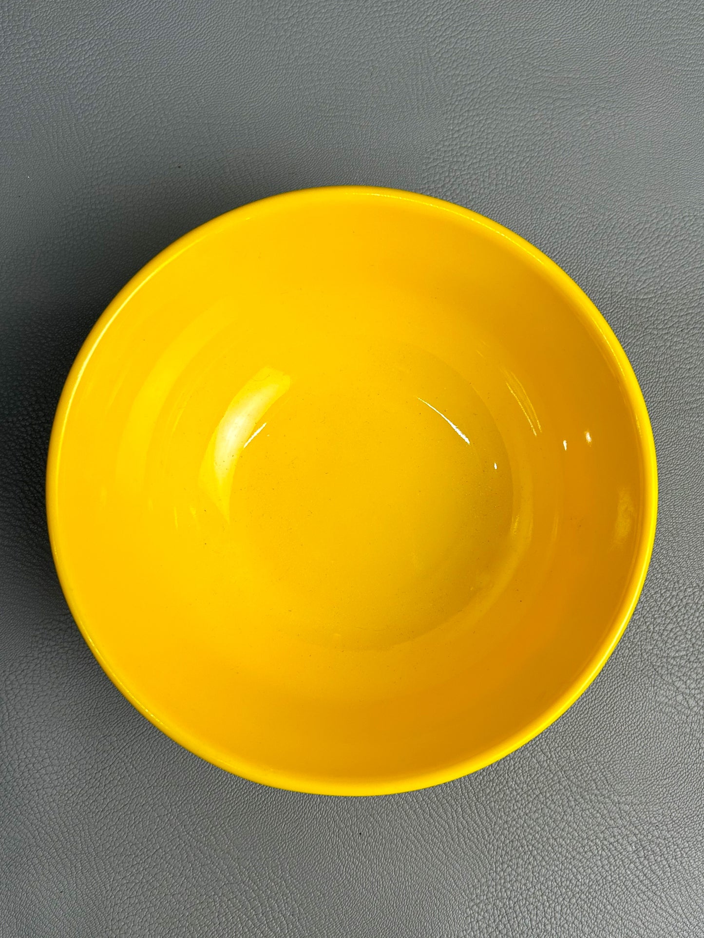 Yellow Melamine Serving Bowl