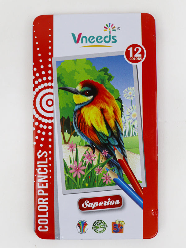 Vneeds Set of 12 Superior Color Pencils