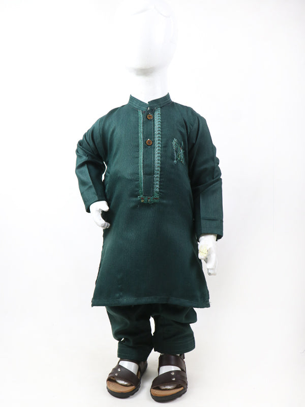 BKS23 IQ Boys Shalwar Kameez Suit 2Yrs - 14Yrs Sea Green