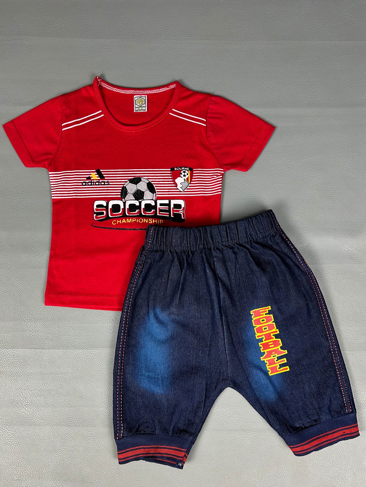 1Yr - 4Yrs Soccer Red Suit For Kids RZ BS271