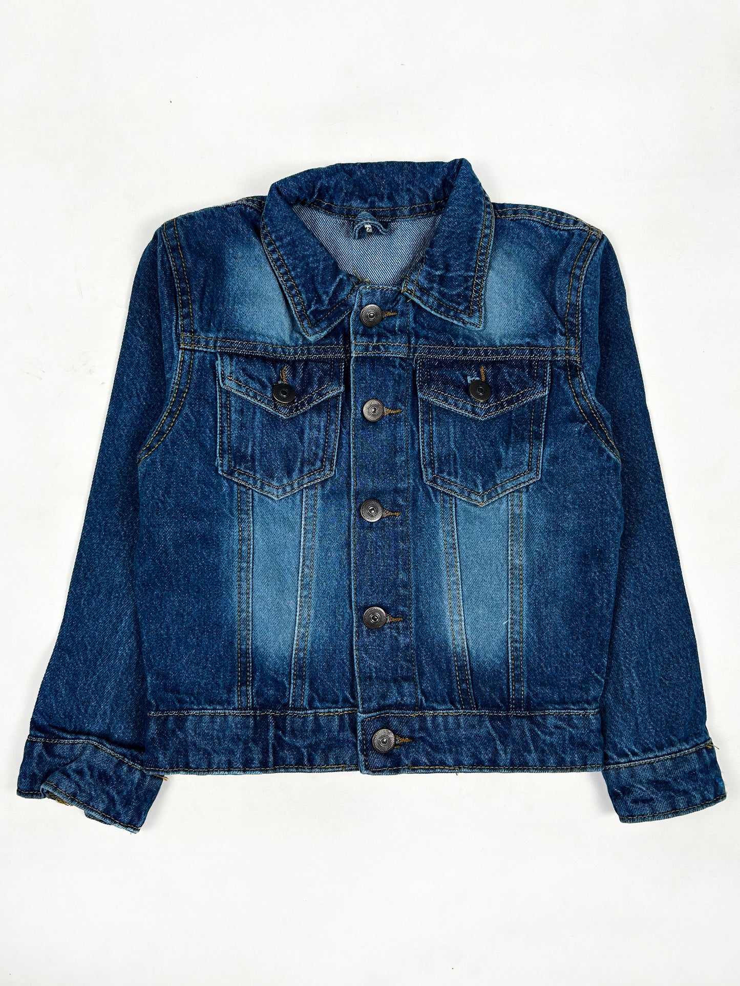 6Mth- 8Yrs Henry Faded Dark Blue Denim Jacket For Kids KJ20