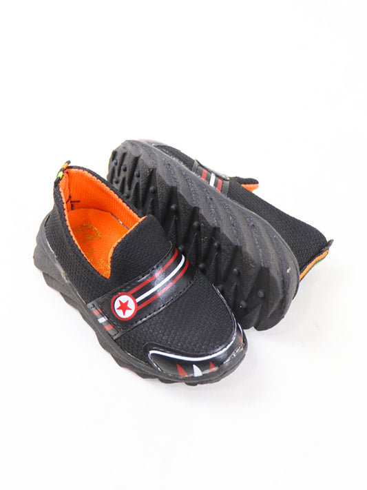 BJ03 Boys Shoes 1Yr - 8Yrs ST Black