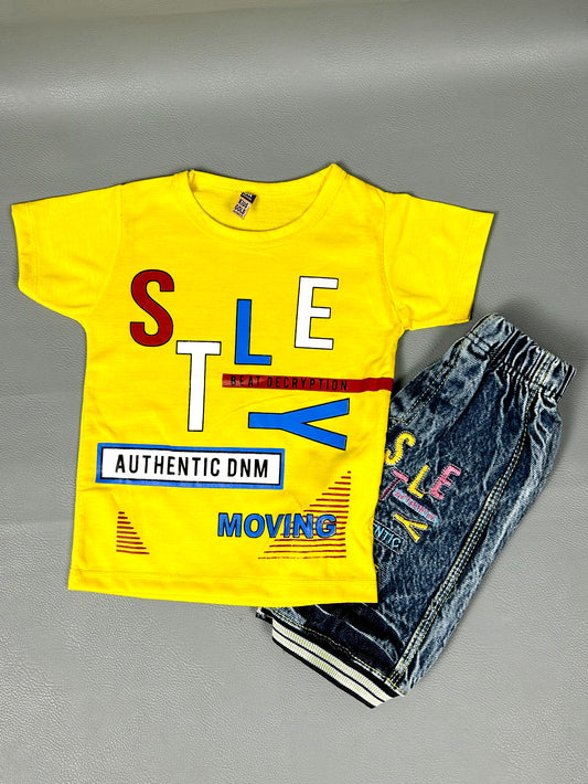 1Yr - 4Yrs Style Yellow Suit For Kids RZ BS225