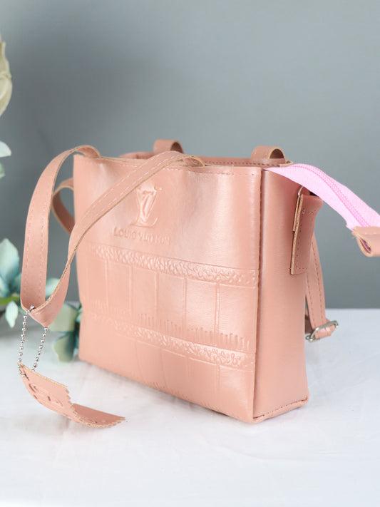 Women's VL Handbag Light Peach
