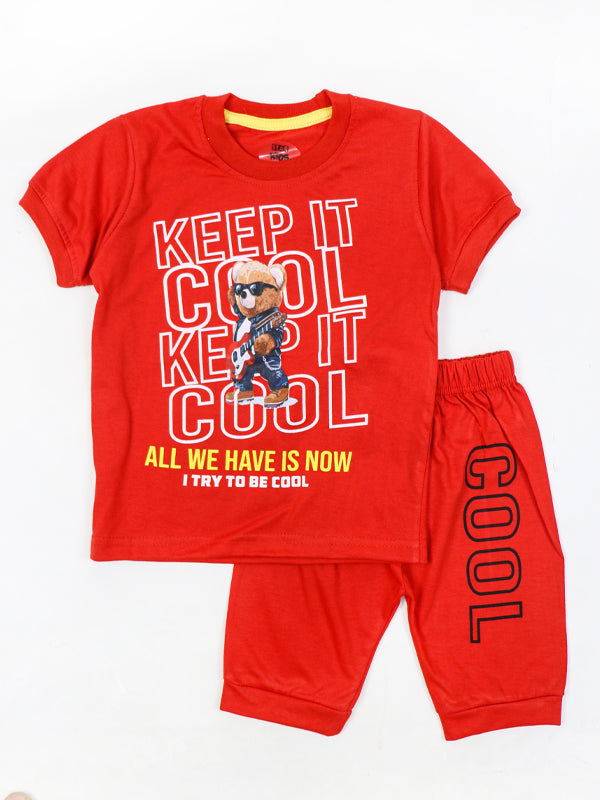SK Kids Suit 2 Yr - 5 Yr Keep It Cool Red