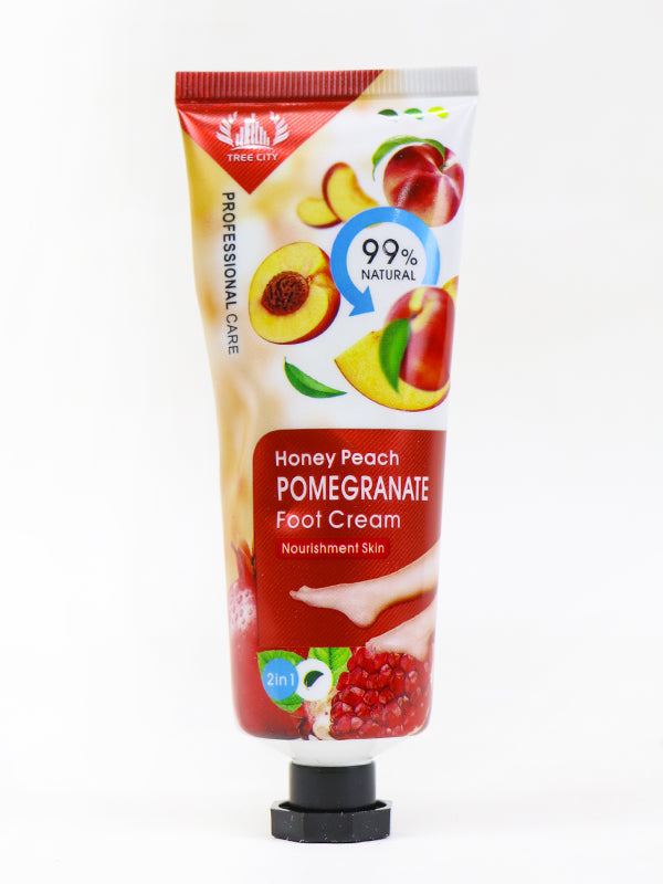 2 in 1 Honey Peach & Pomegranate Foot Cream
