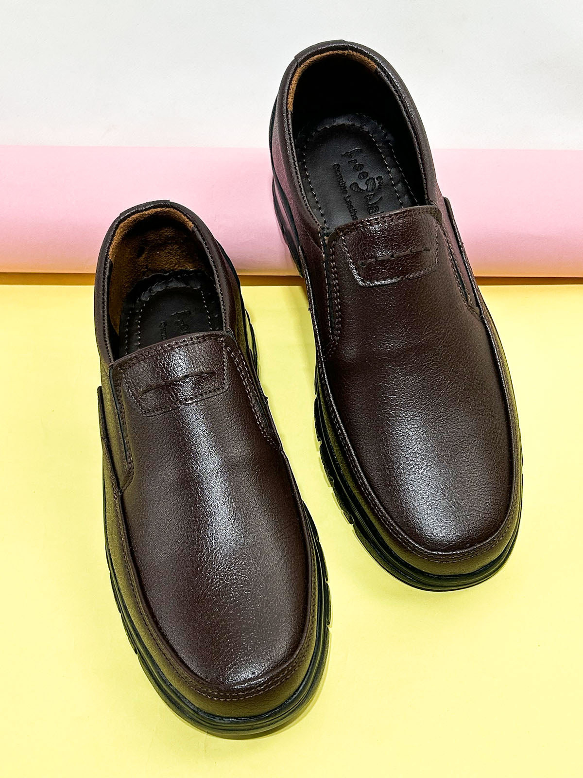 Dark Brown Formal Shoes For Men MS174