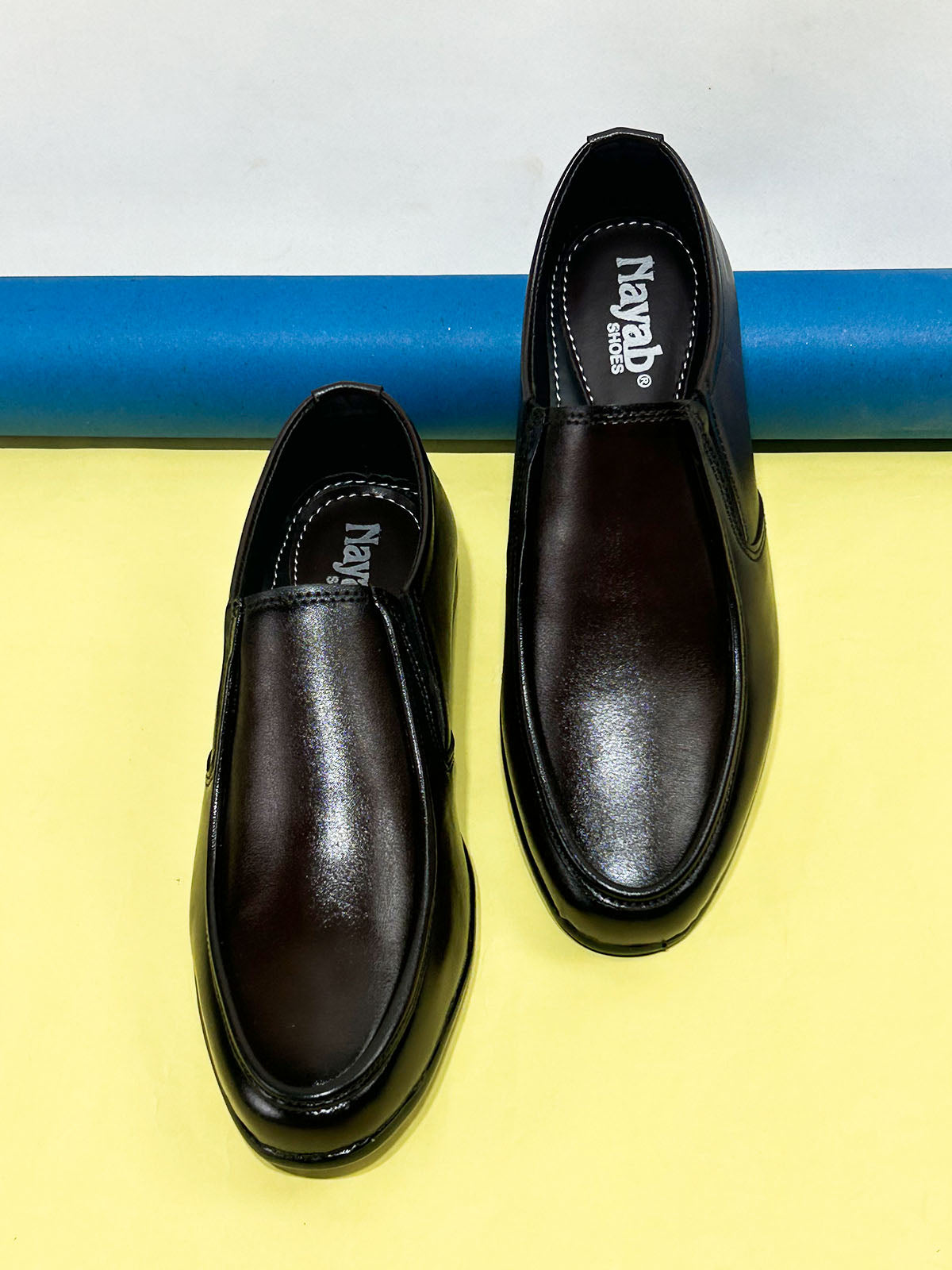 Dark Mahogany Formal Shoes For Men MS176