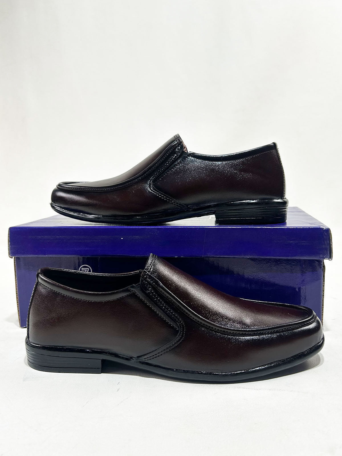 Dark Mahogany Formal Shoes For Men MS176