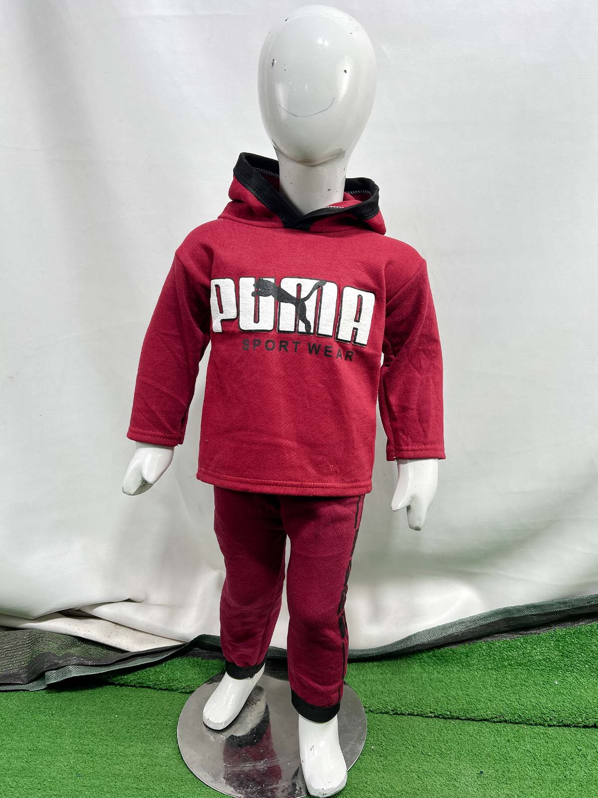 2Yr - 5Yrs Fleece PU Red Suit For Kids SH BS550