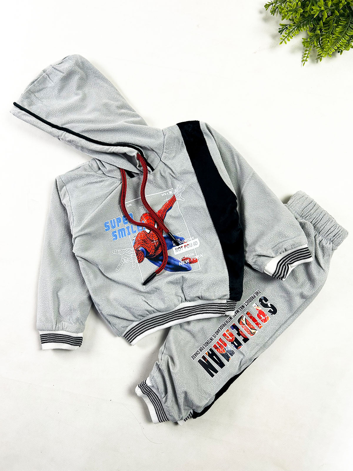 2Yrs - 5Yrs SM Light Grey Suit For Kids BS869