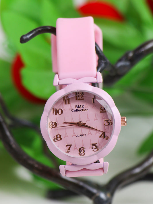 Stylish BMZ Wrist Watch for Women Pink