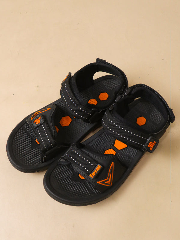 Black Casual Sandal For Mens SC MK36