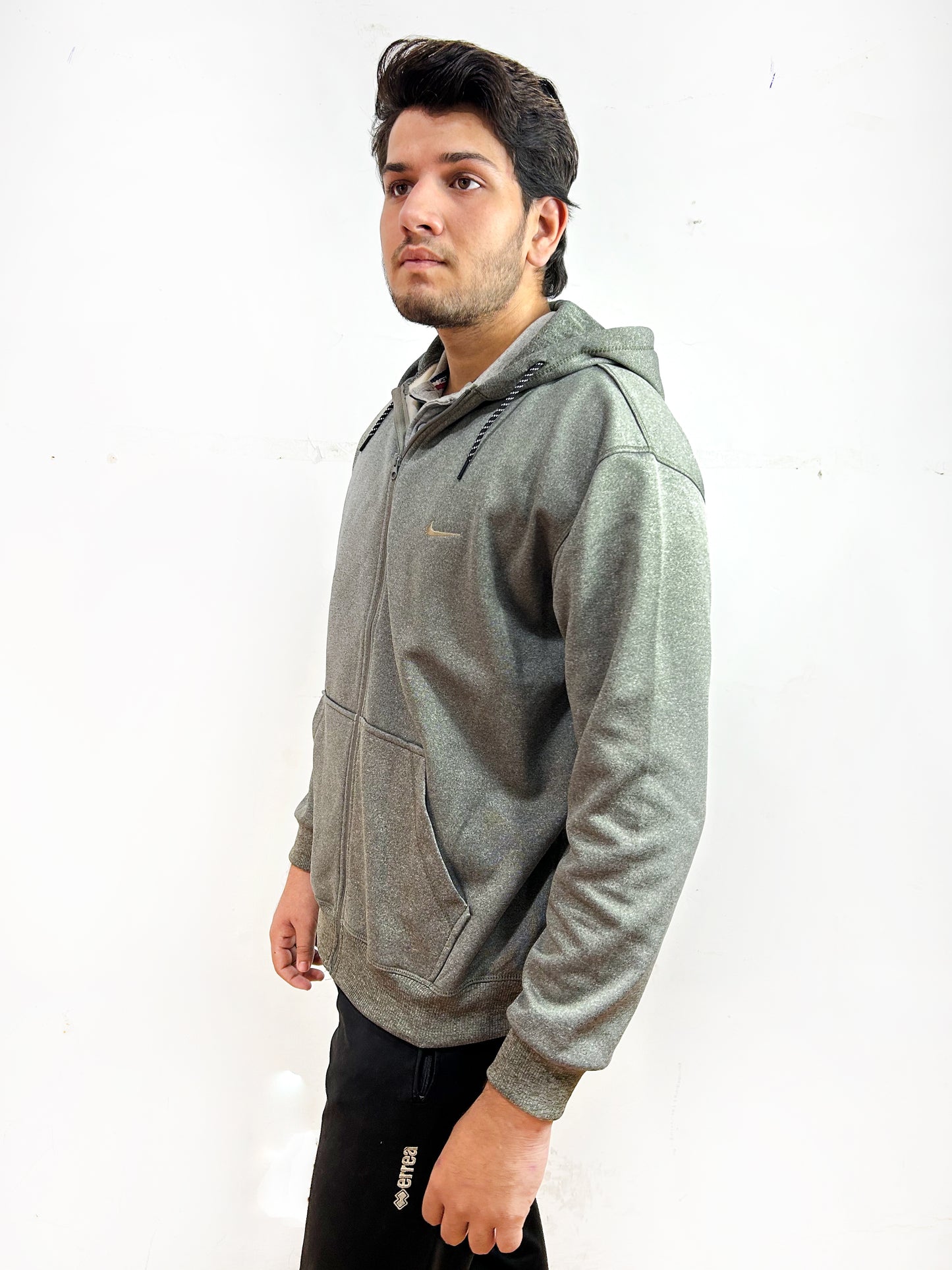 Grey Zipper Hoodie For Men MG MH20