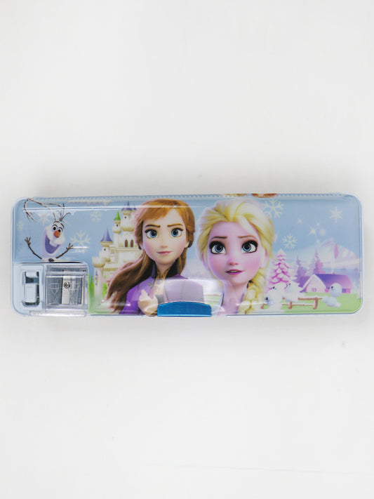 PB19 Pencil Box with 2 Sharpeners For Kids Sky Blue