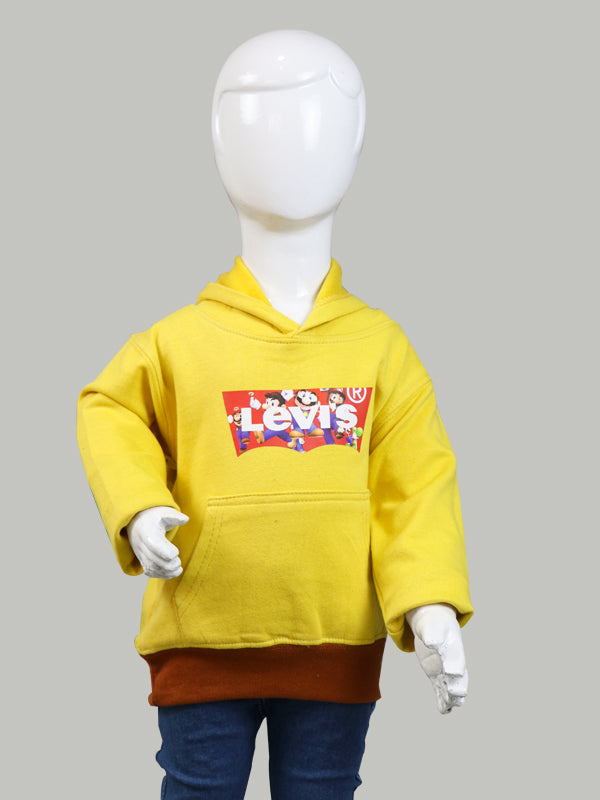 KH05 Kids Pullover Hoodie 1.5Yrs - 5Yrs LV Yellow