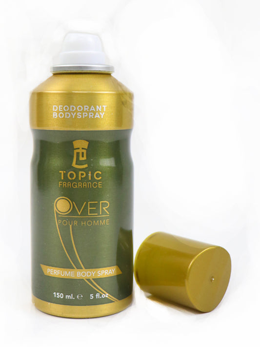 Topic Fragrance Perfumed Body Spray Over Pour Homme - (150 ML)