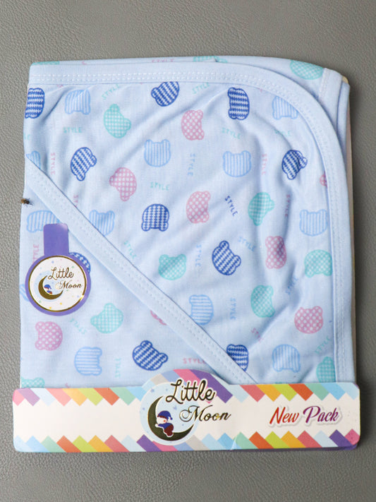 Light Blue Wrapping Sheet For Newborn NWS03