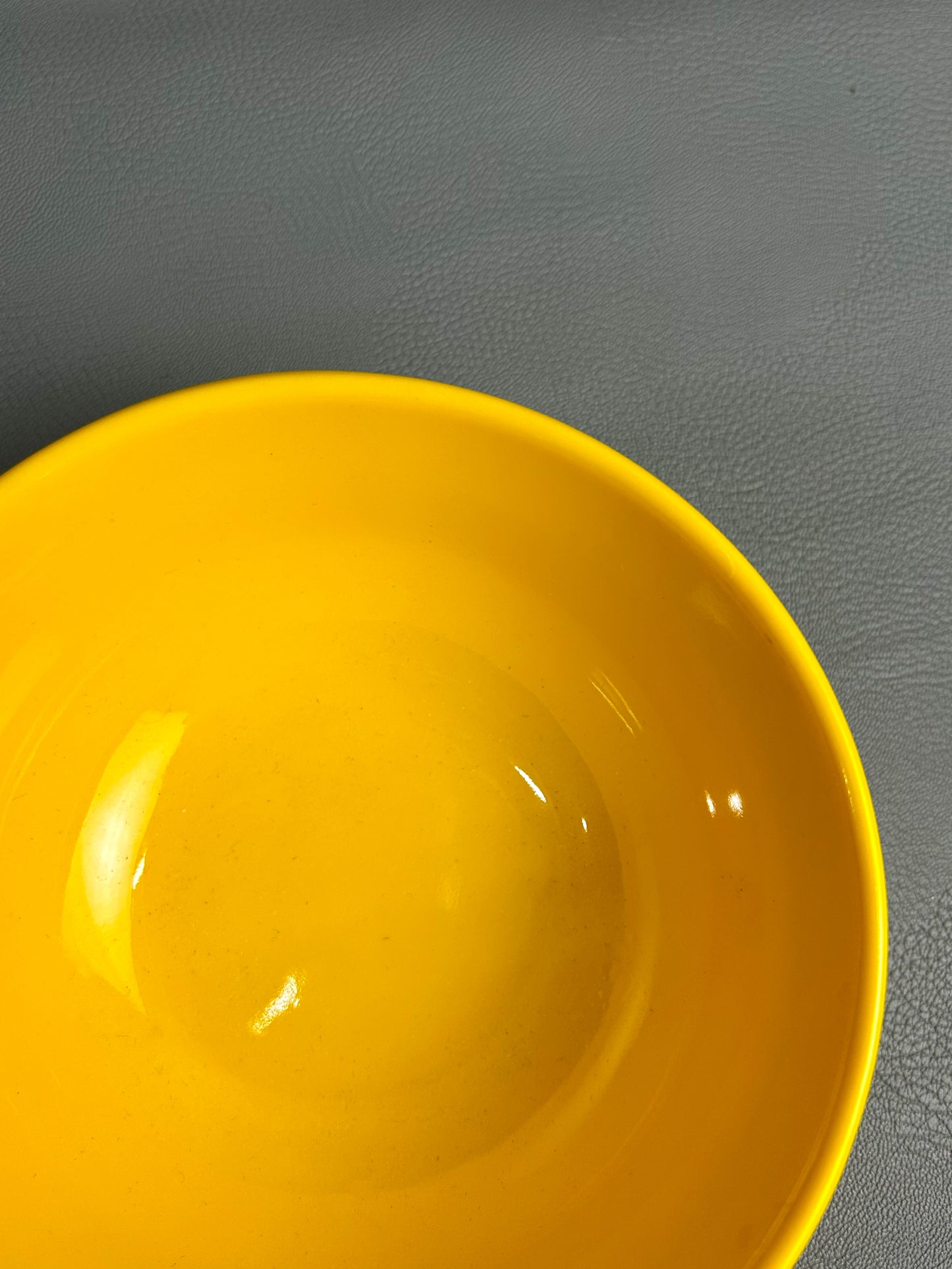 Yellow Melamine Serving Bowl