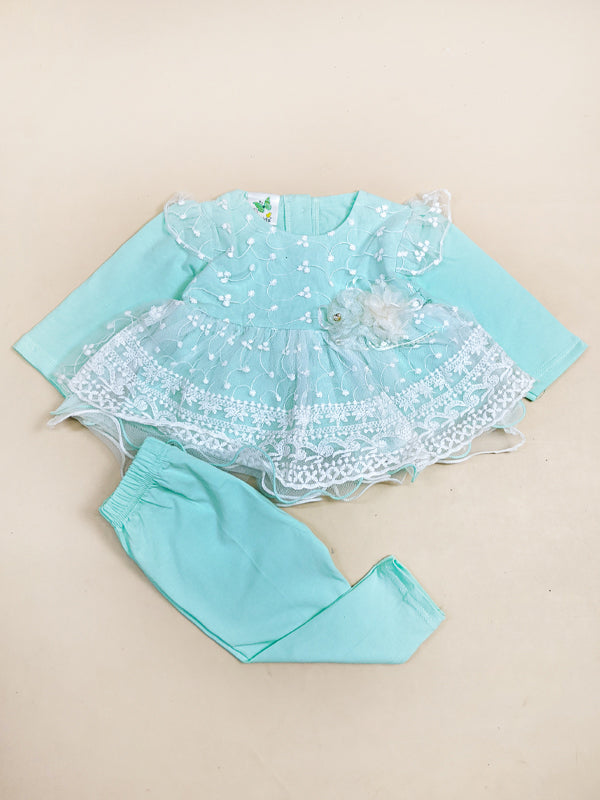 3Mth - 9Mth Cyan Baby Suit For Newborn NBS150