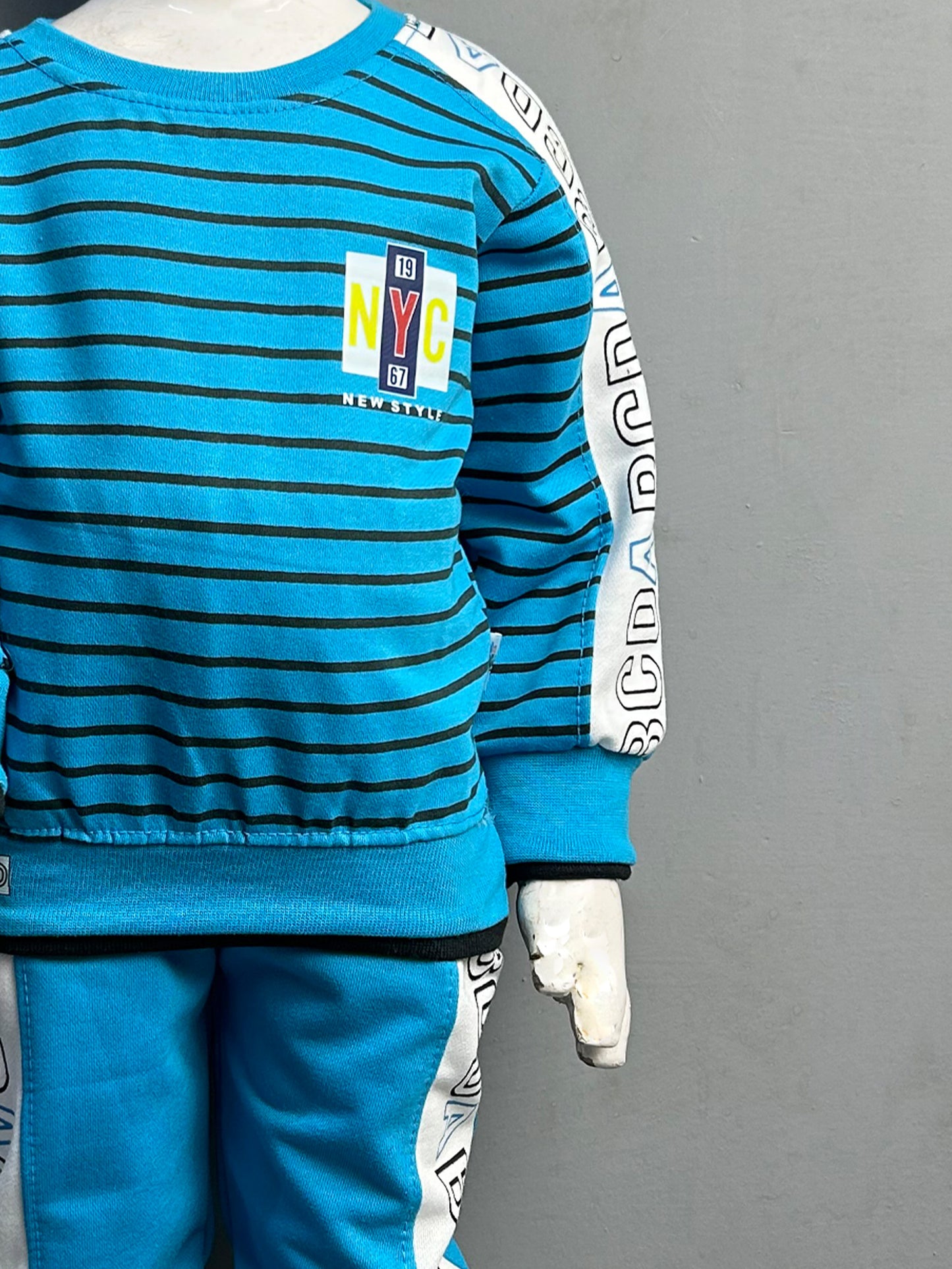 1Yr - 4Yrs NYC Sea Blue Suit For Kids SK BS128