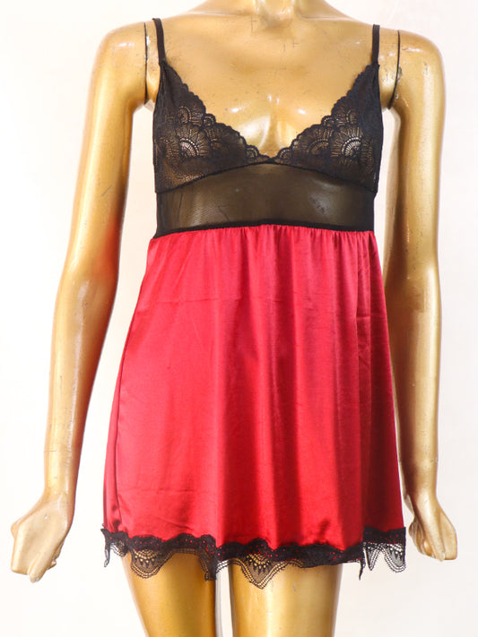 Maroon - Short Nighty For Women WSN02