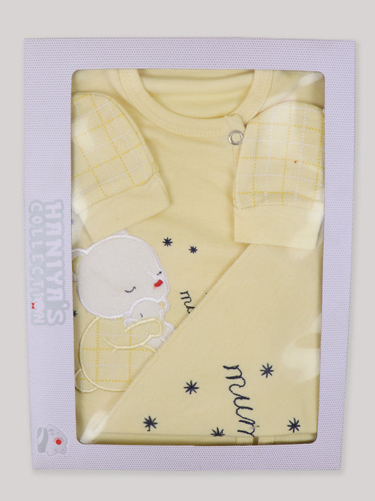 NBGS13 HG Newborn 5Pcs Gift Set 0Mth - 3Mth Mummy Yellow