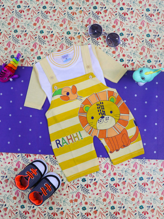 0Mth - 3Mth Rahh Yellow Romper For Newborn HG NBR32