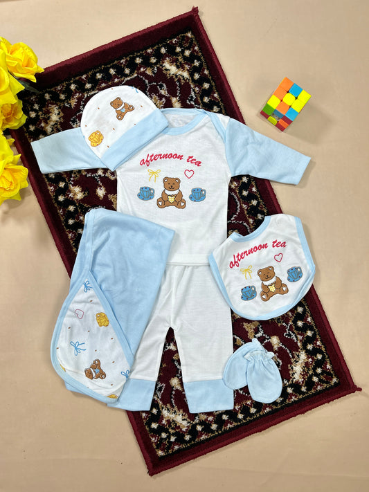0Mth - 3Mth Teddy Bear 6Pcs Gift Set For Newborn HG NBGS216